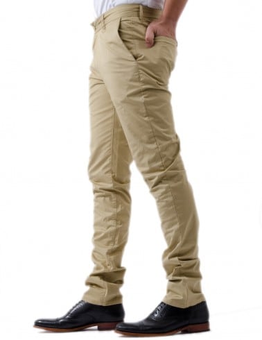 black shoes beige chinos