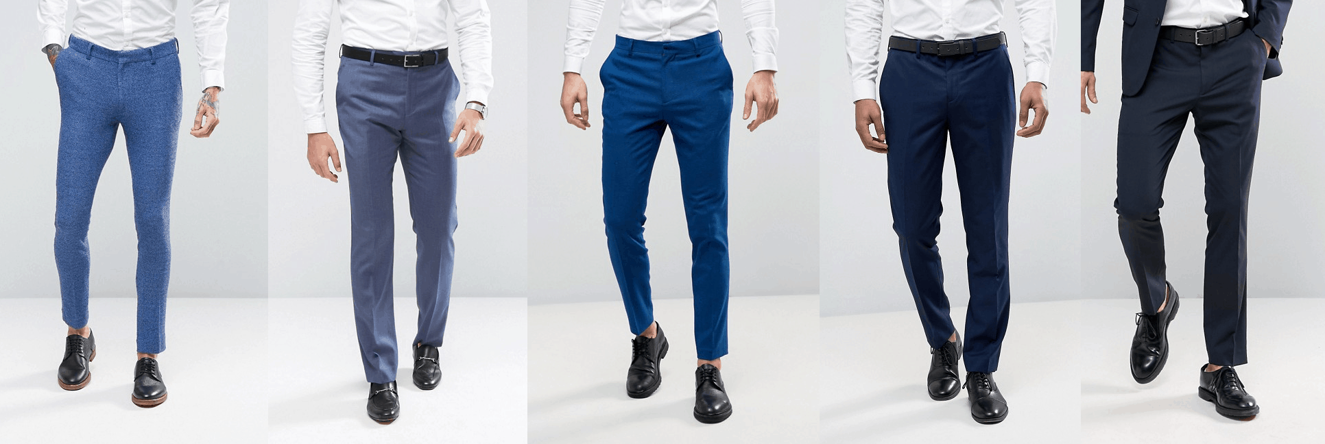 Blue Pants with Black Shoes - When it 
